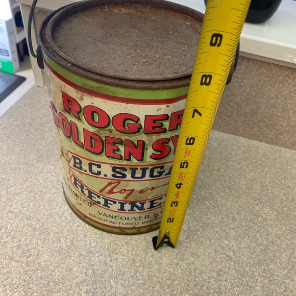 Vintage can with lid - Picture 5 of 8